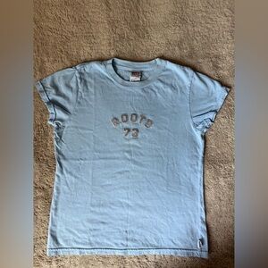 Roots Pale Blue 'Roots 73' Tee